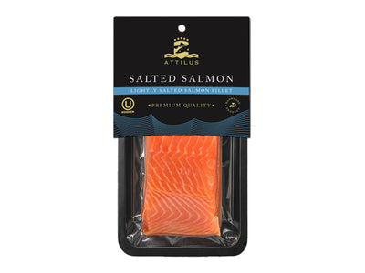 Leicht gesalzener Lachs